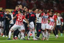 Mitar Mrkela posle meča Crvena zvezda Jang bojs u Ligi šampiona