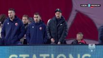 Milan Borjan došao da bodri fudbalere Crvene zvezde