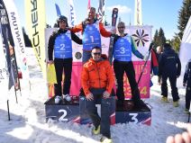 Jedinstveni tim bilding na snegu