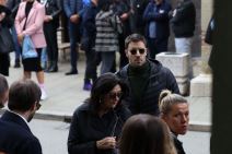 Dušica Jakovljević na sahrani Bojane Janković