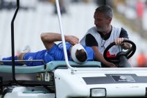 FK Partizan Mladost Lučani Hitna pomoć na terenu, sudar fudbalera Mladlosti