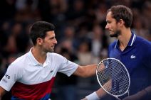 Danil Medvedev i Novak Đoković