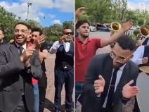 student iz Iraka slavi kraj studija na Medicinskom fakultetu