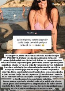Jovana Đorđević o plastičnim operacijama unakazili je