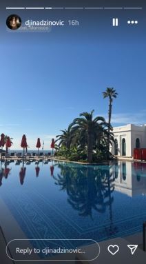 Đina Džinović u Maroku sa dečkom