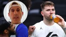 Luka Dončić pije slatka pića na treningu