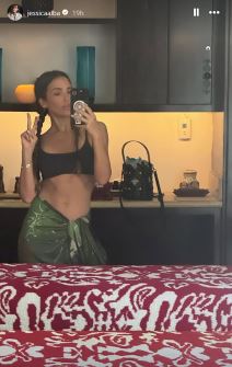 Novak Đoković sa Džesikom Albom i Evom Longorijom