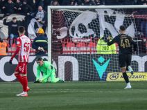 Ibrahim Zubairu gol za Partizan protiv Crvene zvezde u 175. večitom derbiju