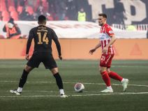 Timi Maks Elšnik na derbiju Zvezda Partizan