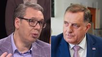 Aleksandar Vučić i Milorad Dodik