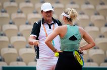 Rikardo Pjati na treningu sa Martom Kostjuk.