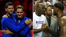 Novak Đoković Rodžer Federer Majkl Džordan i Lebron Džejms