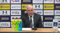 Željko Obradović na konferenciji za medije posle pobede Partizana nad FMP