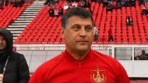 Trener Crvene zvezde Vladan Milojević protiv Spartaka.