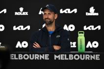 Novak Đoković na konferenciji za medije na Australijan openu