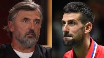 Goran Ivanišević i Novak Đoković