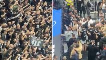 Partizan - Bajern, navijači bodre igrače posle poraza