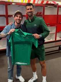 Lionel Mesi i Novak Đoković