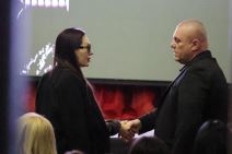 Ceca Ražnatović na komemoraciji bratu Viki Miljković sa kolegom iz Granda