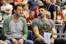 Nikola Vučević na utakmici Crvene zvezde