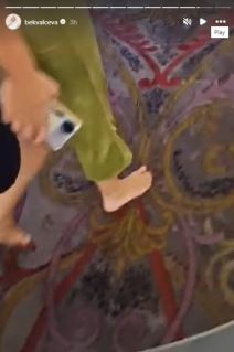 Nataša Bekvalac na snimanju spota u Americi