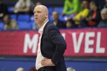 Andrej Žakelj trener Budućnosti na utakmici protiv Mege