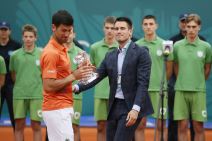 Đorđe Đoković sa bratom Novakom na Serbia openu.