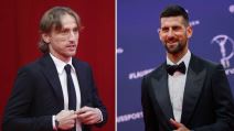 Luka Modrić i Novak Đoković