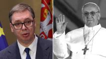 Aleksandar Vučić, papa Franja
