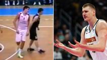 Nikola Jokić u juniorskom dobu kada je uništio Partizan