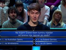 Promašen odgovor na lako sportsko pitanje u kvizu Ko želi biti milijunaš?.