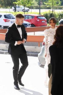 Duško Tošić došao na svadbu Ktitorovog sina sa ćerkama Nikom i Atinom