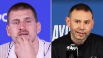 Nikola Jokić i Dejvid Adelman na konferenciji za novinare