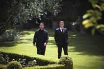 Emanuel Makron i Volodomir Zelenski razgovaraju u Vatikanu