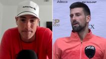 Džon Izner i Novak Đoković
