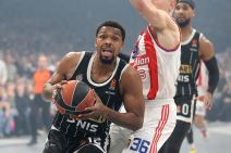 Sterling Braun na meču protiv Zvezde