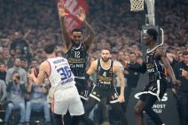 Sterling Braun na meču protiv Zvezde