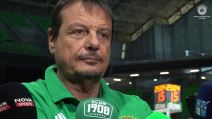Ergin Ataman trener Panatinaikosa u razgovoru sa novinarima pred Efes