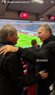 Dragan Stojković Piksi i Franko Barezi.