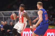 Ajzea Kenan i Marko Jeremić na meču Crvena zvezda - Igokea