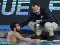 Trener VK Novi Beograd Živko Gocić.