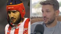 Miloš Ninković u Crvenoj zvezdi sa ragbi maskom za glavu