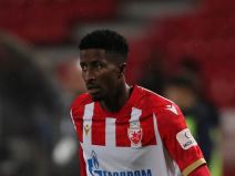 Fudbaler Crvene zvezde Piter Olajinka.
