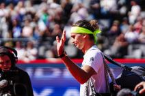 Saša Zverev na turniru u Hamburgu