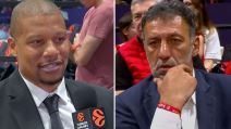 Majk Batist i Vlade Divac na Fajnal foru Evrolige
