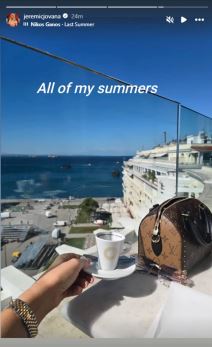 Jovana Jeremić stori sa mora