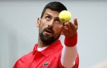 Novak Đoković na Rolan Garosu 2025.