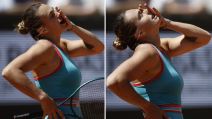 Arina Sabalenka na meču protiv Olge Danilović