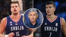 Nikola Jokić  Bogdan Bogdanović Svetislav Pešić