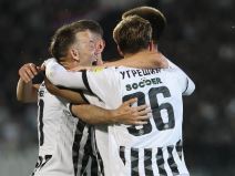 Fudbaleri Partizana slave gol.